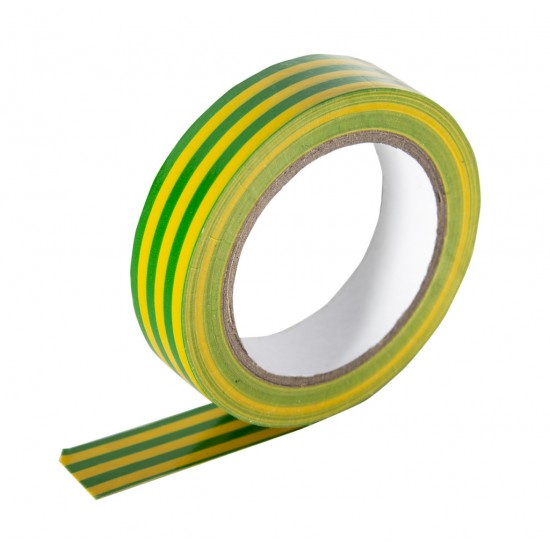 Banda izolatoare PVC galbena verde 18mmx20m MK