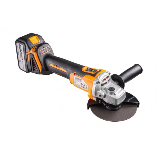 Polizor unghiular fara perii Ø125mm18V
4Ah16LED2USB BK-BAG72