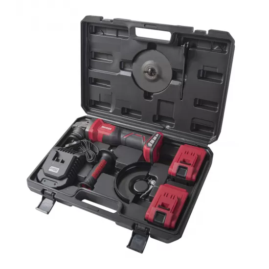 Polizor unghiular cu acumulator 20V 125mm 2x5Ah RDI-AGB61