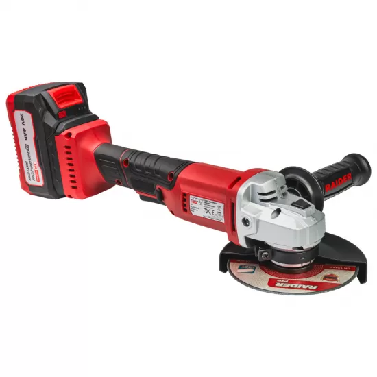 R20 Polizor unghiular Ø125mm 4Ah 2 discuri cutie RDP-YAG20