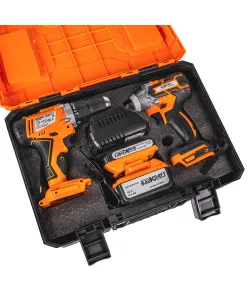 Bormasina percutie si cheie brushless 18V 4A 2Ah BK-CDIBIW3