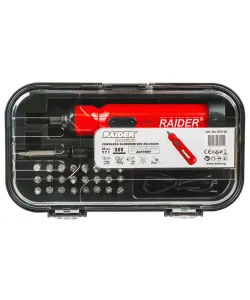 Surubelnita electrica 3.6V 1,5Ah 26 accesorii cutie RD-CSC05
