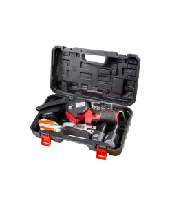 Mini-fierastrau de gradina 12V 4” 2x2Ah cu 3 lanturi in cuti