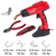 Aparat de lipit plastic cu capse 120W 700°C Set RD-HSPW03
