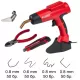 Aparat de lipit plastic cu capse 120W 700°C Set RD-HSPW03