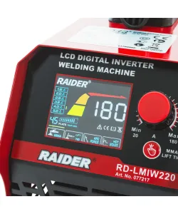 Aparat de sudura inverter 180A LCD RD-LMIW220