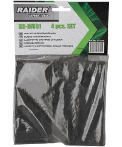 Set 4 lame pentru disc motocositoare RD-DM01