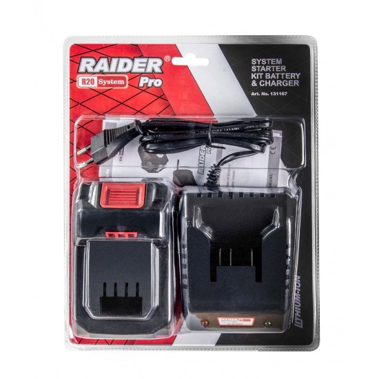 R20 Set incarcator si acumulator 20V 4Ah pt. RDP-R20 System