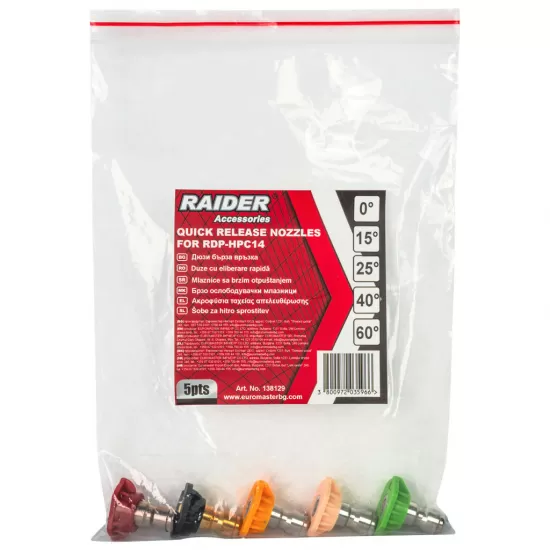 Set 5 duze rapide 0° 15° 25° 40° 60° pentru RDP-HPC14