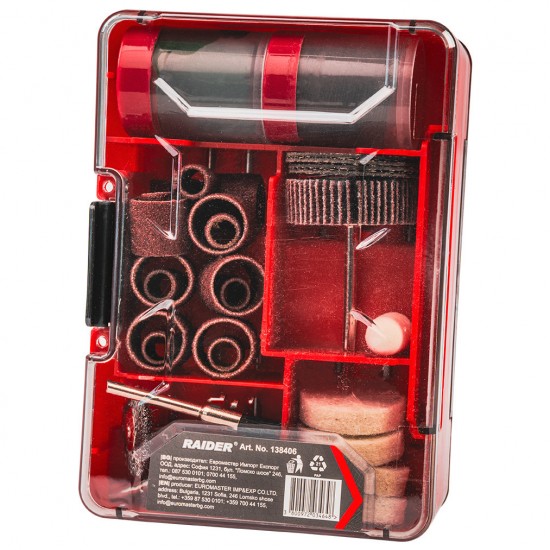 Set 96 accesorii pentru mini polizor drept in cutie