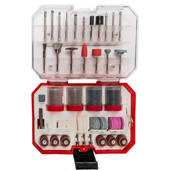 Set 227 accesorii pentru mini polizor drept in cutie