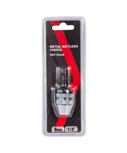 Mandrina pentru surubelnita HEX 1/4" 8mm metalic