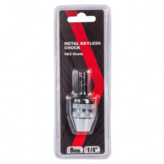Mandrina pentru surubelnita HEX 1/4" 8mm metalic
