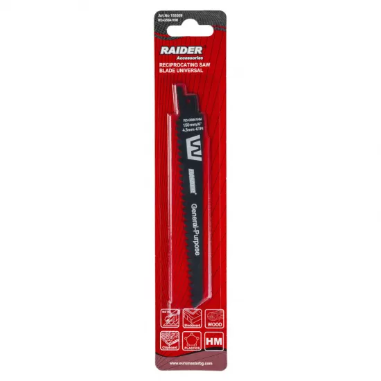 Lama fierastrau sabie universala 150mm 4,3mm6TPI RD-GS641HM