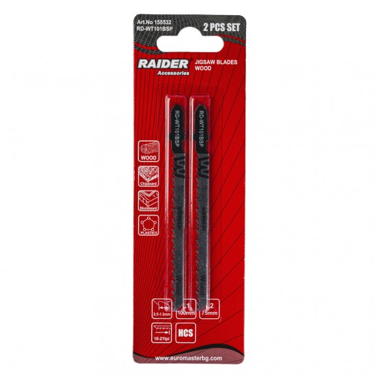 Set 2 lame fierastrau pend. lemn 100mm 10-21TPI RD-WT101BSP