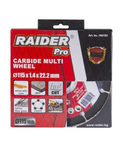 Disc debitare multmaterial cu carbura 115x22.2 mm