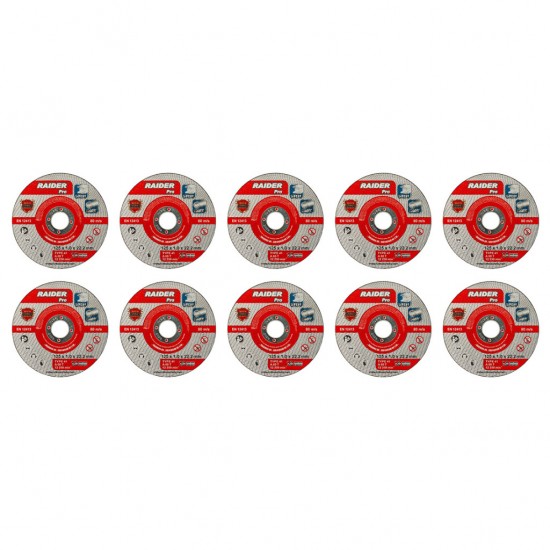 Set 10 discuri taiat metal 125х1mm A60T Inox RDP