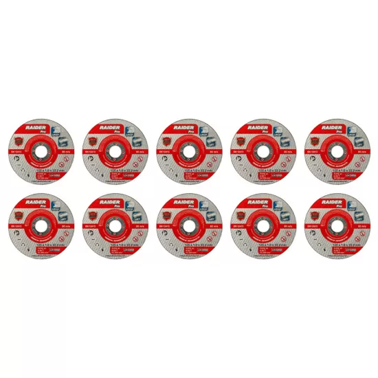 Set 10 discuri taiat metal 125х1mm A60T Inox RDP