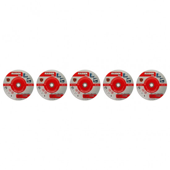 Set 5 discuri taiat metal 230х2mm A60T Inox RDP