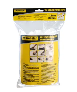 Clipsuri pentru sistem nivelare al placilor ceramice 200 buc