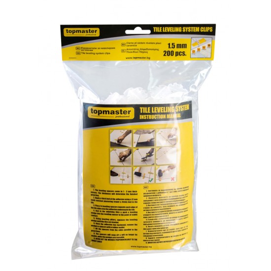 Clipsuri pentru sistem nivelare al placilor ceramice 200 buc