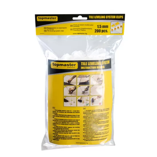 Clipsuri pentru sistem nivelare al placilor ceramice 200 buc