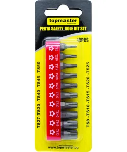 Set 10 biti Torx a 1/4' TS8-50 TMP