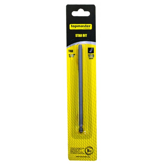 Bit TORX T10 150mm 1/4" TMP
