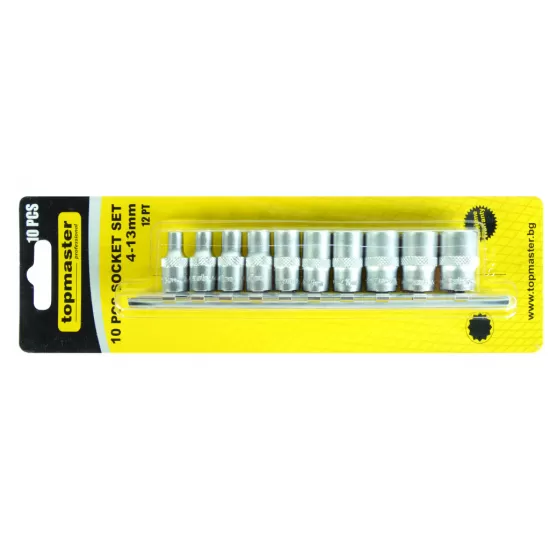 Set 10 tubulare 1/4" TMP