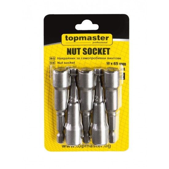 Set 5 biti cu tubulara 10x65 mm TMP