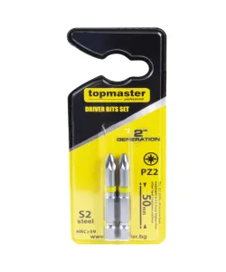 Set 2 biti PZ2 50mm TMP
