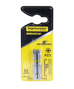 Set 2 biti PZ3 50mm TMP