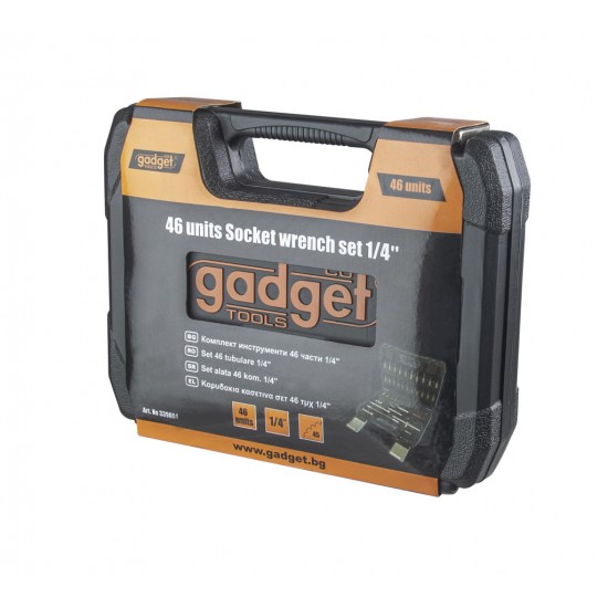 Set 46 tubulare 1/4" GD