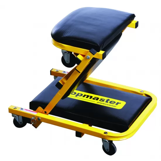 Pat/scaun mobil pe roti pentru lucrari de mecanica auto TMP