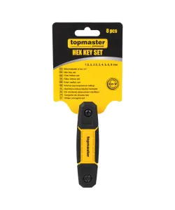 Set 8 buc. chei imbus 1.5-8mm CR-V TMP