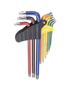 Set 9 chei TORX T10-T50 extra lungi COLOR TMP