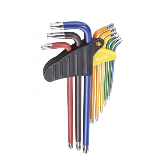 Set 9 chei TORX T10-T50 extra lungi COLOR TMP