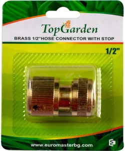 Conector alama furtun cu stop 1/2” TG