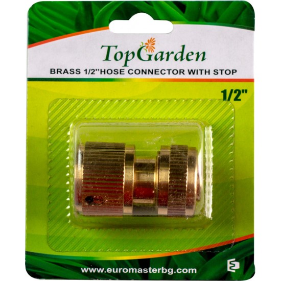 Conector alama furtun cu stop 1/2” TG
