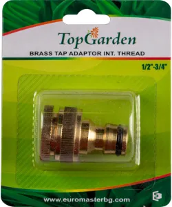 Adaptor robinet 1/2”-3/4" filet interior alama TG