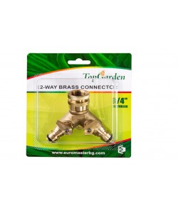 Conector 2 cai ¾” ½” alama filet interior TG