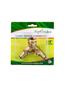 Conector 2 cai ¾” ½” alama filet interior TG