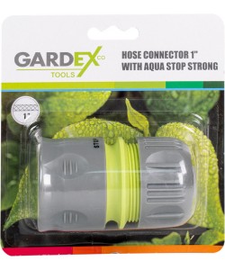Conector furtun 1" cu stop STRONG GX
