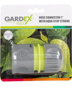 Conector furtun 1" cu stop STRONG GX