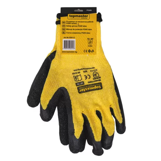Mănuși de protecție PG09 latex TMP