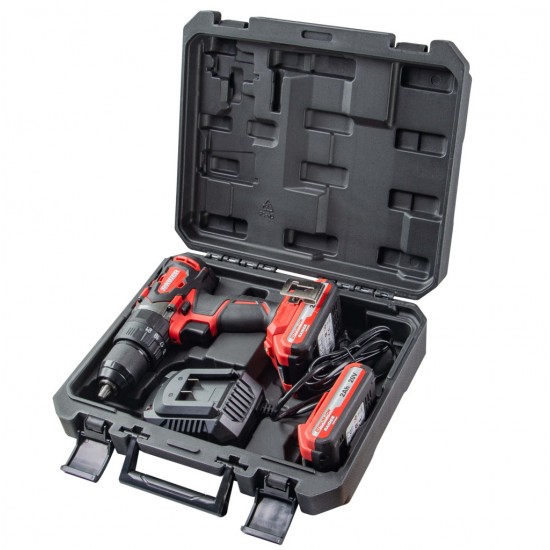 Bormasina cu percutie fara perii 20V 2x2Ah 62Nm RDI-CDB02