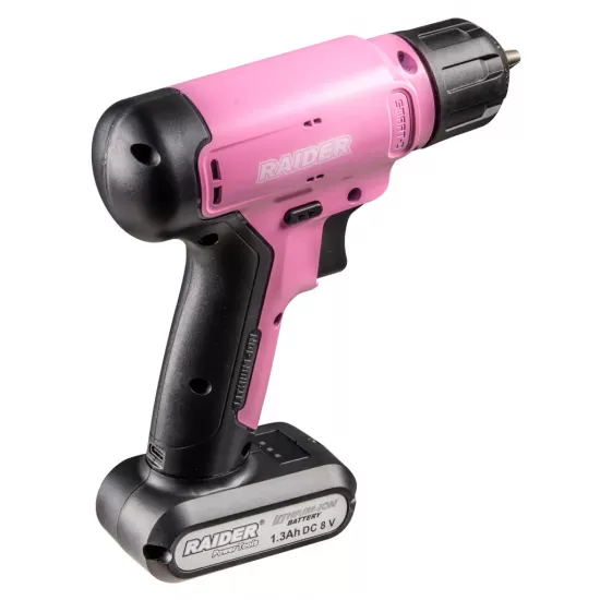 Bormasina 8V 1.3Ah 20Nm 10mm 21 accesorii valiza RD-CDL37