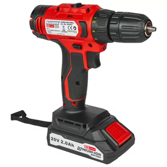 R20 Masina de gaurit 2 viteze 10mm 44Nm 2Ah RDP-SPCD20 Set