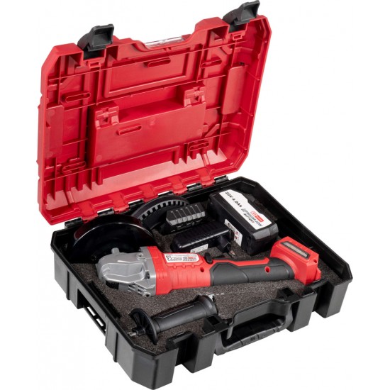 R20 Polizor unghiular brushless 125mm 4Ah RDP-PBAG20Set