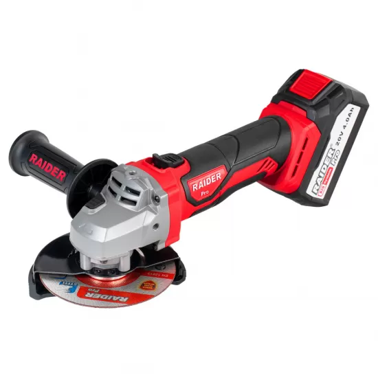 R20 Polizor unghiular Ø125mm 4Ah 2 discuri Cutie RDP-SPAG20